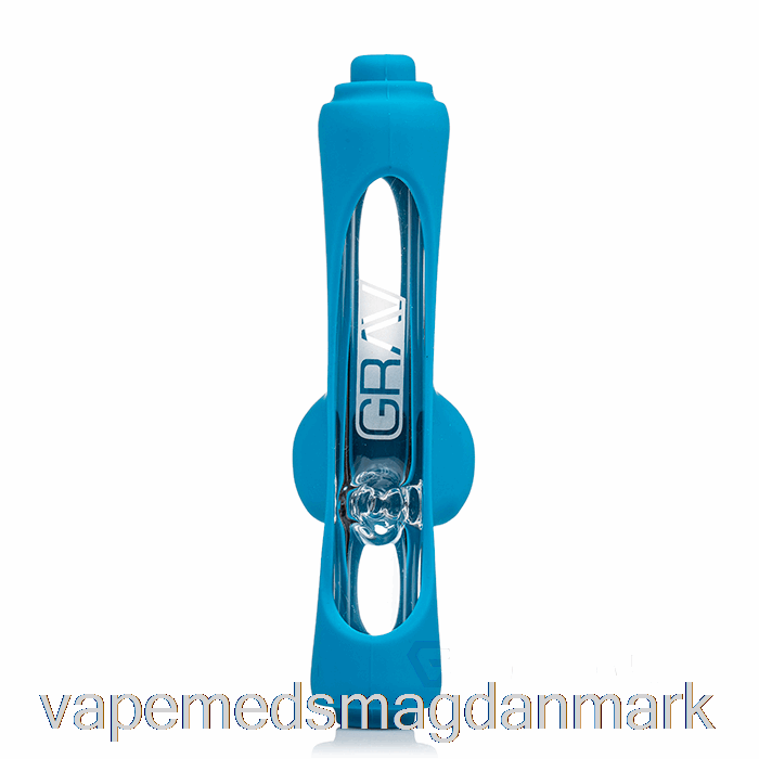 Vape Væske Grav Mini Damprulle Med Silikon Hud Blå